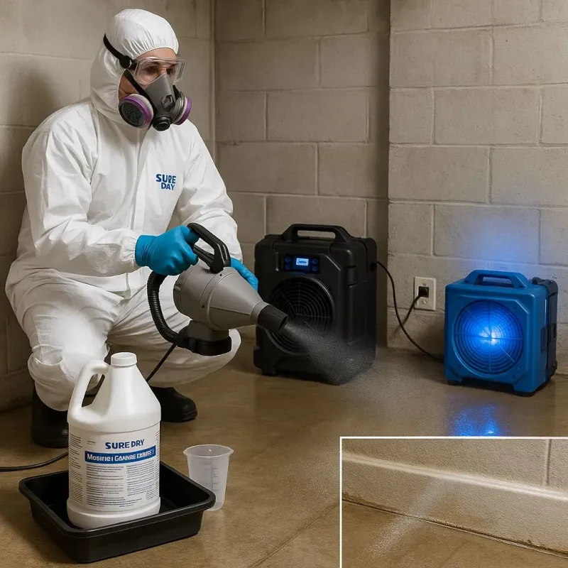 Sanitization and Odor Removal process in Norwood, OH
